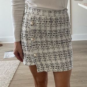 Shein tweed skirt